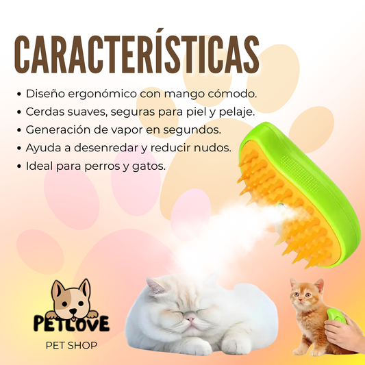 Cepillo De Vapor para mascotas