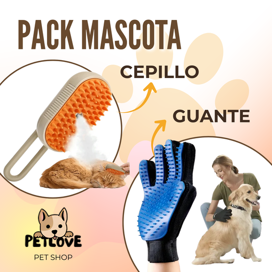 Pack Mascota - Cepillo y Guante