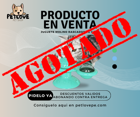 JUGUETE MOLINO RASCADOR DE GATO
