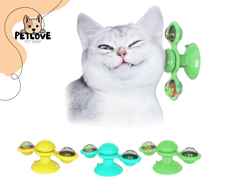 JUGUETE MOLINO RASCADOR DE GATO