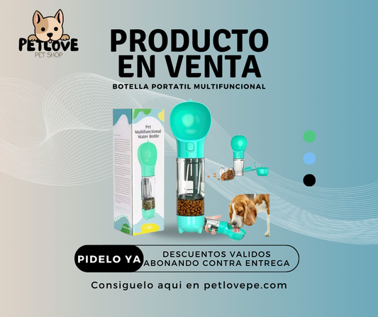 BOTELLA PORTATIL MULTIFUNCIONAL